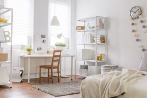 Picture of new room with vintage wood chair