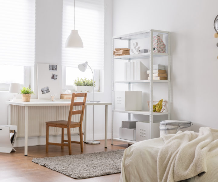 Picture of new room with vintage wood chair